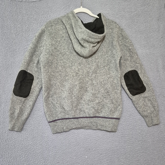 Trovata Women's Pull Over Lambs Wool Blend Style George Hoodie Knit Sweater L - Picture 2 of 8